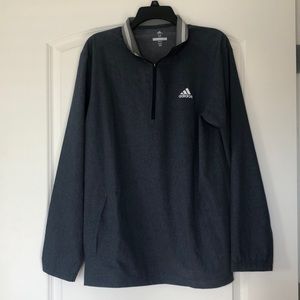 Adidas Mens gold pull over navy/white